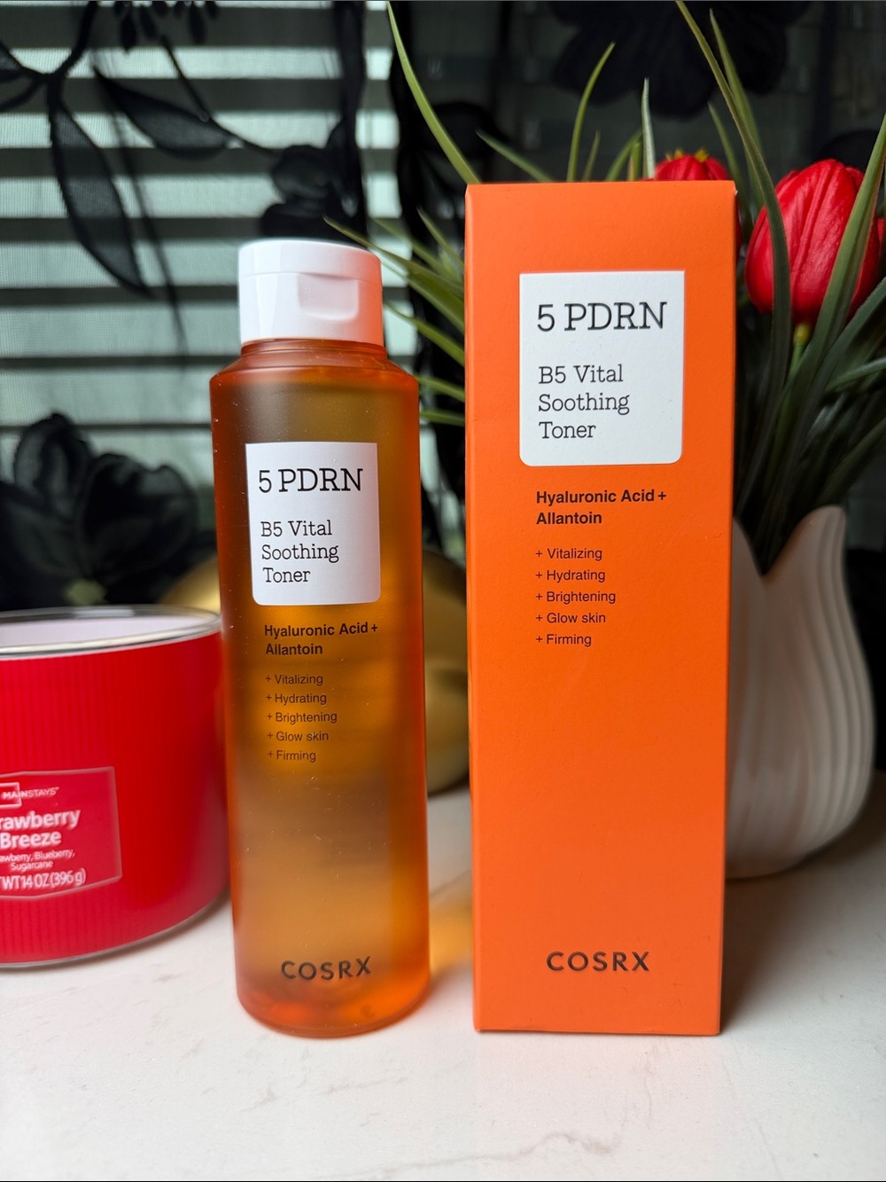 COSRX B5 Vital Soothing Toner — Orange and White Packaging